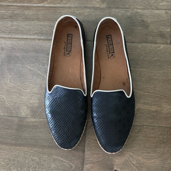 EUC Pikolinos Merida Black Leather Loafers EU 40 - Picture 4 of 10